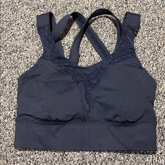 lululemon athletica Other - Lululemon black mesh padded sports bra size 4